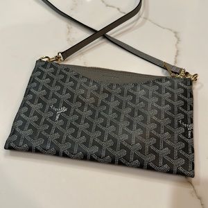 Grey Goyard Clutch